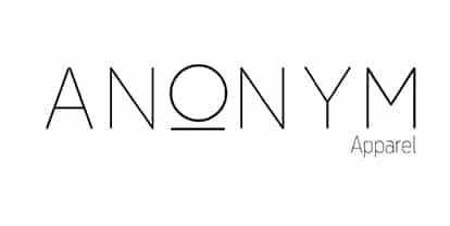 Logotipo de la ropa ANONYM