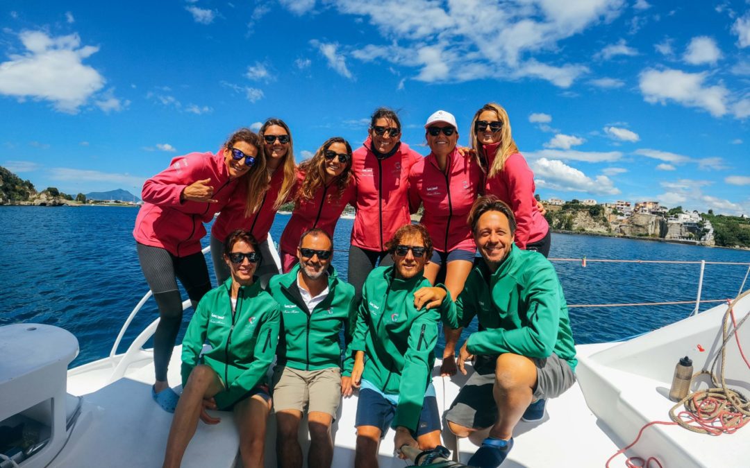 Behind every waterwoman is a team…￼