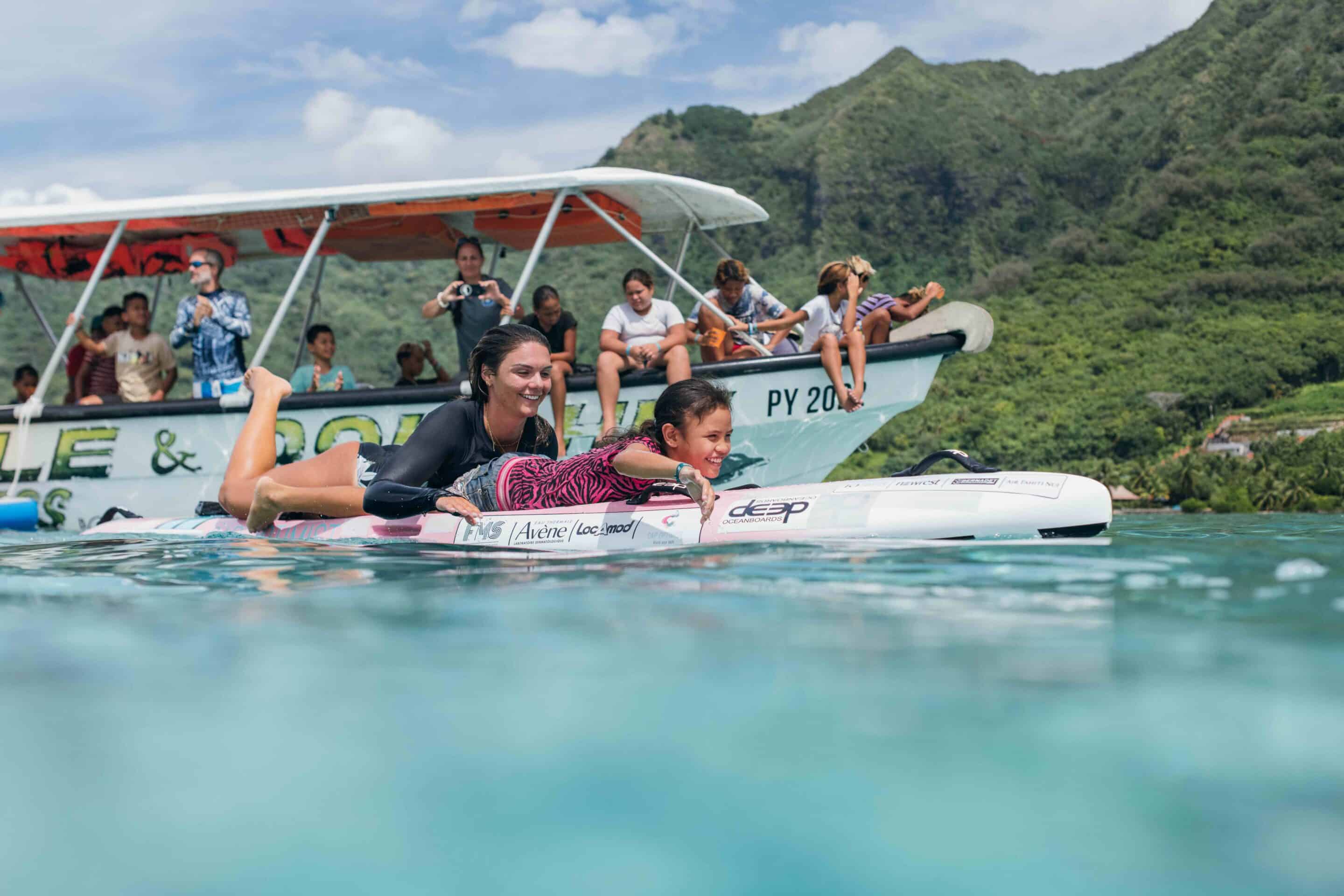 220 ENFANTS POLYNESIENS AU COEUR D’une JOURNEE DEFI SPORTIF AVEC LES WATERWOMEN 